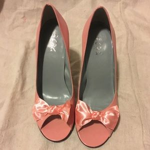 Pink BCBG heels